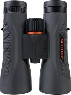 Athlon Optics 10x50 Midas G2 UHD Black Binoculars with Eye Relief for Adults and Kids, High-Powered Binoculars for Hunting, Birdwatching, and More