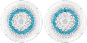 Azonbey Brush Head Replacements Compatible with Clarisonic Mia 1, Mia 2, Mia Fit, Alpha Fit, Smart Profile Uplift and Alpha Fit Face Cleaning Brush Heads (Blue-2Pack)