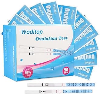Ovulation Test Strips 50 Pack Ovulation Predictor Kit Know Your Most Fertile Days