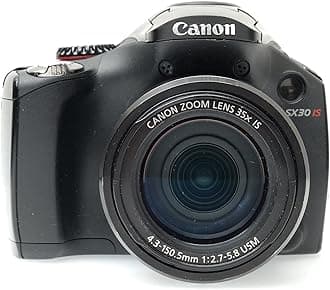 Canon SX30IS 14.1MP Digital Camera with 35x Wide Angle Optical Image Stabilized Zoom and 2.7 Inch Wide LCD (OLD MODEL)