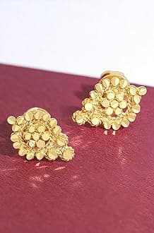 Malabar Gold & Diamonds 22k Gold Earrings for Women |22 kt (916) BIS Hallmark Certified Pure Gold Earrings for Birthday, Wedding, Anniversary & Festival Gift