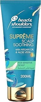 Head & Shoulders Supreme Scalp And Hair Conditioner With Argan Oil Aloe Vera For Sensitive Soothing, 200ML