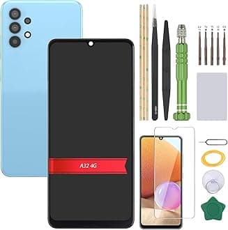 Screen for Samsung Galaxy A32 4G LCD Display Replacement for A325F/A325F/DS/A325M/A325N Touch Screen Digitizer Assembly(with Frame)