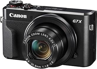 Canon PowerShot G7 X Mark II (Black) (Renewed)