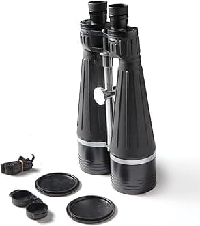 25x100 Tachyon Astronomy Binoculars with Case, Black
