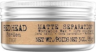 BED HEAD For Men Matte Separation Workable Wax, 85 g