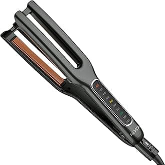 Double Straight Copper Ceramic Dual Plate Hair Straightener | Faster Styling and Reduced Damage