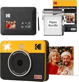 - Kodak Mini Shot 3 Retro 2in1 + 68 Sheets Bundle