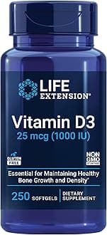 Life ExtensionVitamin D3 1000 IU 250 Softgels (Packaging May Vary)