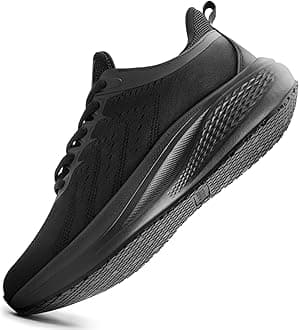 Slip Resistant Work Shoes for Men, Black Zapatos de Trabajo para Hombres, Non Slip Comfortable Lightweight Food Service Chef Sneakers in Kitchen Restaurant, Medium or Wide, US 6.5-14
