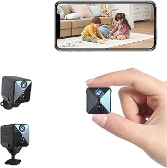 2026 Upgraded 4K WiFi Hidden Camera with Free Cloud Storage, 120° Mini Spy Cam, Smart Motion Detection, Night Vision, Wireless Indoor Nanny Cam for Home Security