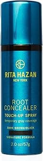 Rita Hazan Root Concealer Touch Up Spray, Dark Brown/Black, 2 Fluid Ounce