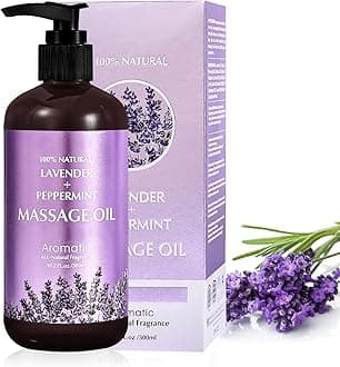Newvenper Massage Oil for Calming, Soothing and Relaxing Tired Sore Muscles Massage Oil Ideal Body Oil for Skin Moisturizing for Men and Women