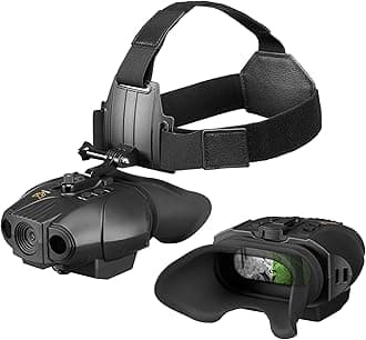 Night Vision Goggles - Nightfox Swift 2 Pro NVG Goggles, Head or Helmet Mounted, Wide FOV, 1x Magnification NVGs, 1080p Video Recording, Stealth Infrared 940nm IR, Tactical Digital NODs for Airsoft