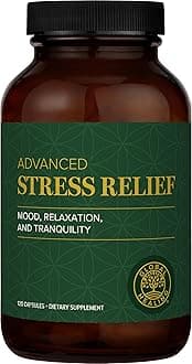 Global Healing Center - Stress Relief Supplement with Lithium Orotate - Advanced Calm Support Helps Ease Stress and Improve Function - Lithium Supplements - (120 Capsules)