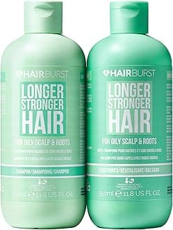 Shampoo & Conditioner Set for Oily Hair — Deep Cleansing, Purifying & Hydrating with Tropical Aroma - Promotes Growth, Reduces Hair Loss-Free of SLS, Silicones & Parabens - Made in UK