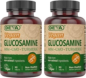 Deva Nutrition Vegan Glucosamine Msm & Cmo Joint Support - 90 Tablets