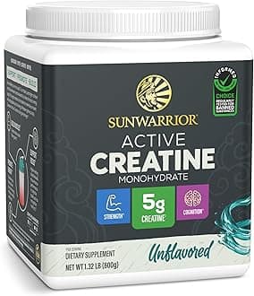 Creatine Monohydrate Powder Micronized PreWorkout Recovery Supplement | Support Muscle Building Strength Training Cognition | Vegan & Keto Friendly Bulk Size (120 Servings) Unflavored