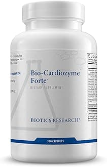 Biotics Research Bio Cardiozyme Forte Healthy Heart Multivitamin, Broad Spectrum Formulation Designed to Support Cardiovascular Health and Function, Powerful antioxidant Support 360 Capsules
