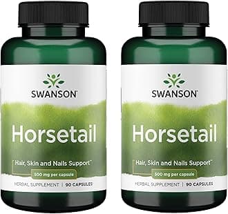 Horsetail - Herbal Supplement Supporting Healthy Hair, Skin & Nails - Natural Ingredients for Bone Health & Urinary Tract Support - (90 Capsules, 500mg Each) (2 Pack)