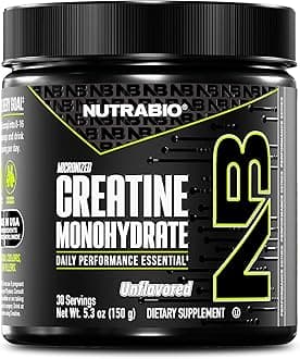 NutraBio Creatine Monohydrate - 150 Grams
