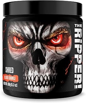 The Ripper! Fat Burner Pre Workout for Men & Women – Thermogenic Fat Burning Powder & Appetite Suppressant, Boost Energy & Endurance – Blood Orange, 30 Servings