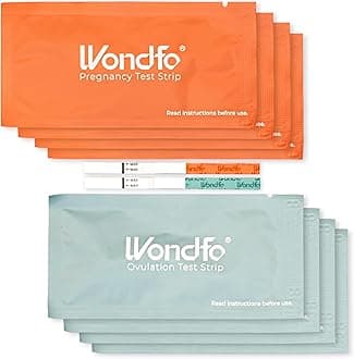 100 Ovulation Test Strips and 20 Pregnancy Test Strips Kit - Rapid Test Detection for Home Self-Checking Urine Test (100 LH + 20 HCG)