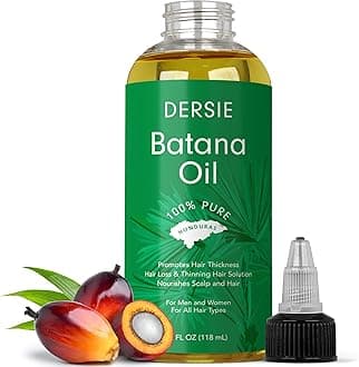 Batana Oil for Hair: 100% Pure & Natural Raw Oil from Honduras - For Thicker & Stronger Hair - 120 ml