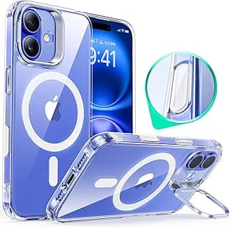 ESR iPhone 16 Plus Case, MagSafe Compatible Camera Control, Hidden Stand, Multiple Angle Adjustment, iPhone 16 Plus Case, Wireless Charging Compatible, 3x US Military MIL Stand, Shock Resistant,