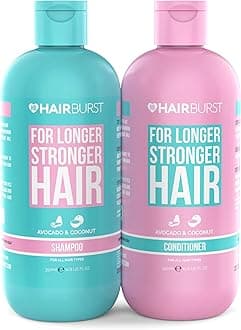 Shampoo and Conditioner Set — SLS Free Hair Growth and Thickening Treatment for Women - Coconut and Avocado Scented - Suitable for All Types, Promotes Strong and Healthy Hair