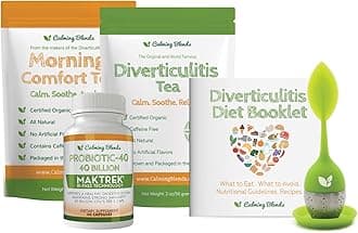 Tea Bundle Pack | Diverticulitis, Morning Comfort Tea, Probiotic Infuser | Supports Complete Digestive Health