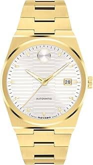 - Bold Quest Men's Luxury Automatic Watch - Swiss Self-Winding Movement, Stainless Steel Bracelet, Water Resistance 50 Meters (5ATM) - Classic Timepiece - Gift for Him - 39mm