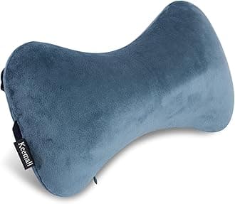 Keemall Inflatable Car Neck Pillow Driving , Blow Up Car Headrest Pillow for Car, Inflatable Travel Pillow for Camping, Neck Support for Office Chair - Adjustable Softness