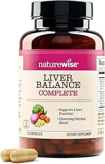Liver Balance Detox Supplement - Triple Repair Formula with Milk Thistle, Dandelion, Turmeric, Artichoke, Reishi Mushroom & Kudzu, - Vegan - 120 Capsules[60-Day Supply]