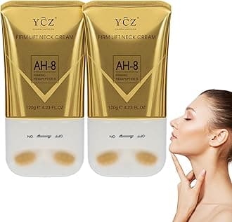AH-8 Firming Neck Cream for Crepey Skin Body Care Comfort, Contains Hexapeptide, Moisturizing, Tightening Lotions Cosmetic Skin Care Skin Repair(Pack of 2)