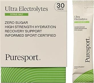 Ultra Electrolytes (Citrus Salt/30 Sachets) | Science-Backed Electrolytes Powder Designed to Support Optimal Hydration | Zero Sugar or Artificial Sweeteners | Informed Sport Certified