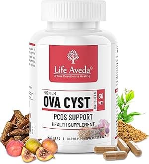 PCOD & PCOS Ayurvedic Medicine For Women Girl Female | Ova Cyst Supplement Helps & Support Healthy Hormonal Balance & Menstrual Regulation | Healthy OvulationEgg Quality| Relief From Delayed Irregular Periods - 60 Veg Capsules
