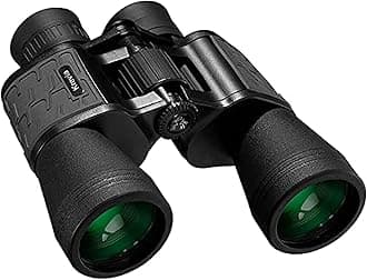 KREVIA 10x50 Field 6.5° Waterproof Binoculars | Telescopic Durbin BAK4 Optical Outdoor (10x50 Waterproof Binoculars-N)