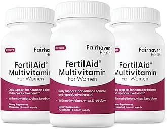 FertilAid for Women | Prenatal Vitamin Fertility Supplements for Women | Conception for Her with Vitex and Folate | Support Cycle Regularity and Ovulation* | 270 Capsules