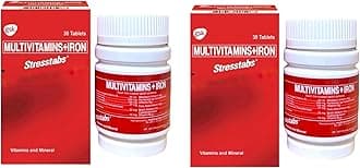 Generic 2 Stresstabs Multivitamins + Iron, 30 Tablets