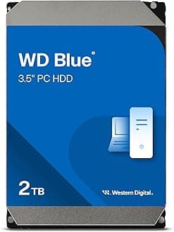 Blue 2TB 3.5" Internal Hard Drive - 7200 RPM Class, SATA 6 Gb/s, 256MB Cache, 2 Year Warranty