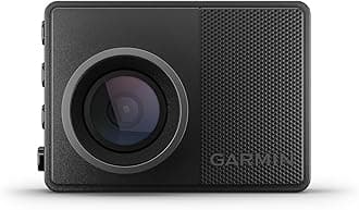 Garmin Dash Cam 47, 1080p HD Video, 140-degree Field of View, Voice Controlled, Pocket Size Dash Camera, Automatic Recording, Incident Detection with GPS, Dual USB charger included