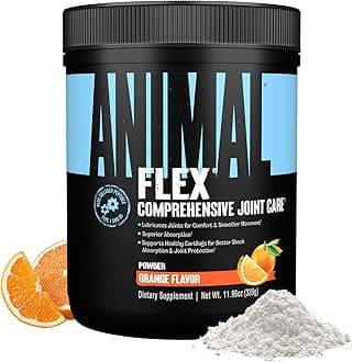 Flex Powder - Joint Support Supplement for Pain Relief, Repair and Restore Muscles with Turmeric, Glucosamine, Chondroitin, MSM, Collagen and Boswellia, Great Tasting Orange Flavor, 30 Scoops