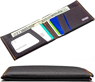 MICRO Minimalist Front Pocket Vegan Slim Wallets for Men (RFID Blocking)