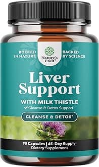 Liver Supplements with Milk Thistle - Artichoke for Men and Women (90 Count)
