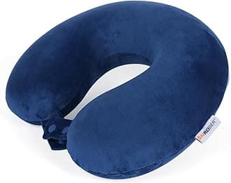 Neck Pillows for Travel-Head Neck Support Travel Pillow for Traveling, Car, Home, Office Adjustable(Navy Blue)