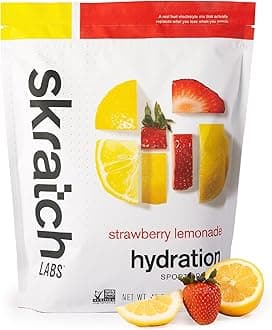 Hydration Sports Drink Mix – Real‑Fruit Electrolyte Powder for Fast Hydration & Endurance | Strawberry Lemonade | 60 Servings | Vegan, Non‑GMO, Clean Ingredients