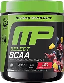 MusclePharm Essentials BCAA, Fruit Punch - 30 Servings