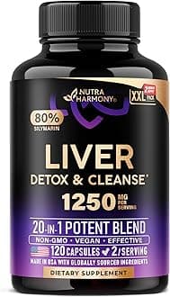 - Liver Cleanse Detox & Repair - Milk Thistle | Dandelion | Artichoke | TUDCA | Glutathione & NAC - Effective Liver Health Supplement | 80% Silymarin - Laboratory Tested, Vegan - Made in USA 120 Caps