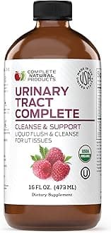 - Complete Natural Products Urinary Tract Complete 16oz - Liquid Supplement for Urinary Tract Health with Organic Cranberry, D-Mannose, Beet Root, Fennel Seed, and Turmeric